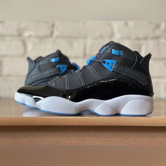 Nike Air Jordan Rings Black Anthracite University Blue UNC